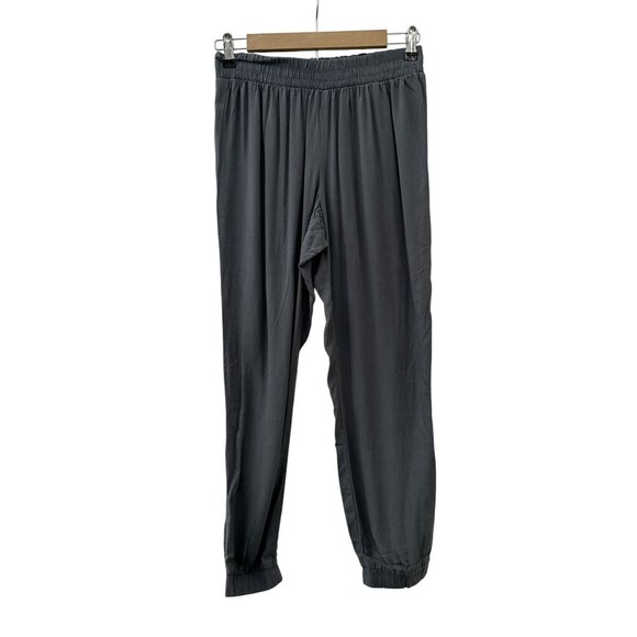 Hollister High-Rise Elastic Waistband Jogger Pants Lightweight Gray Women S - Picture 2 of 11